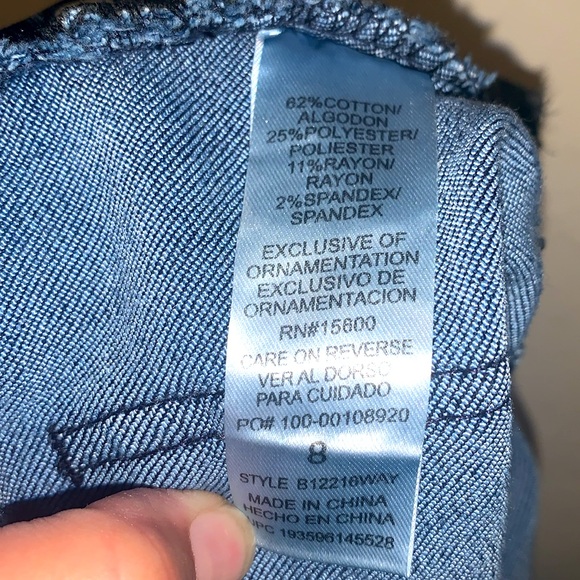 Democracy Blue Absolution Jeans #B12216WAY- 8R - Picture 12 of 15